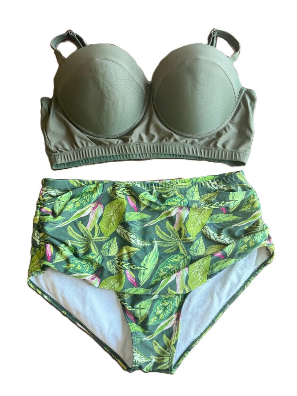 Green Tropical Bikini | XXL